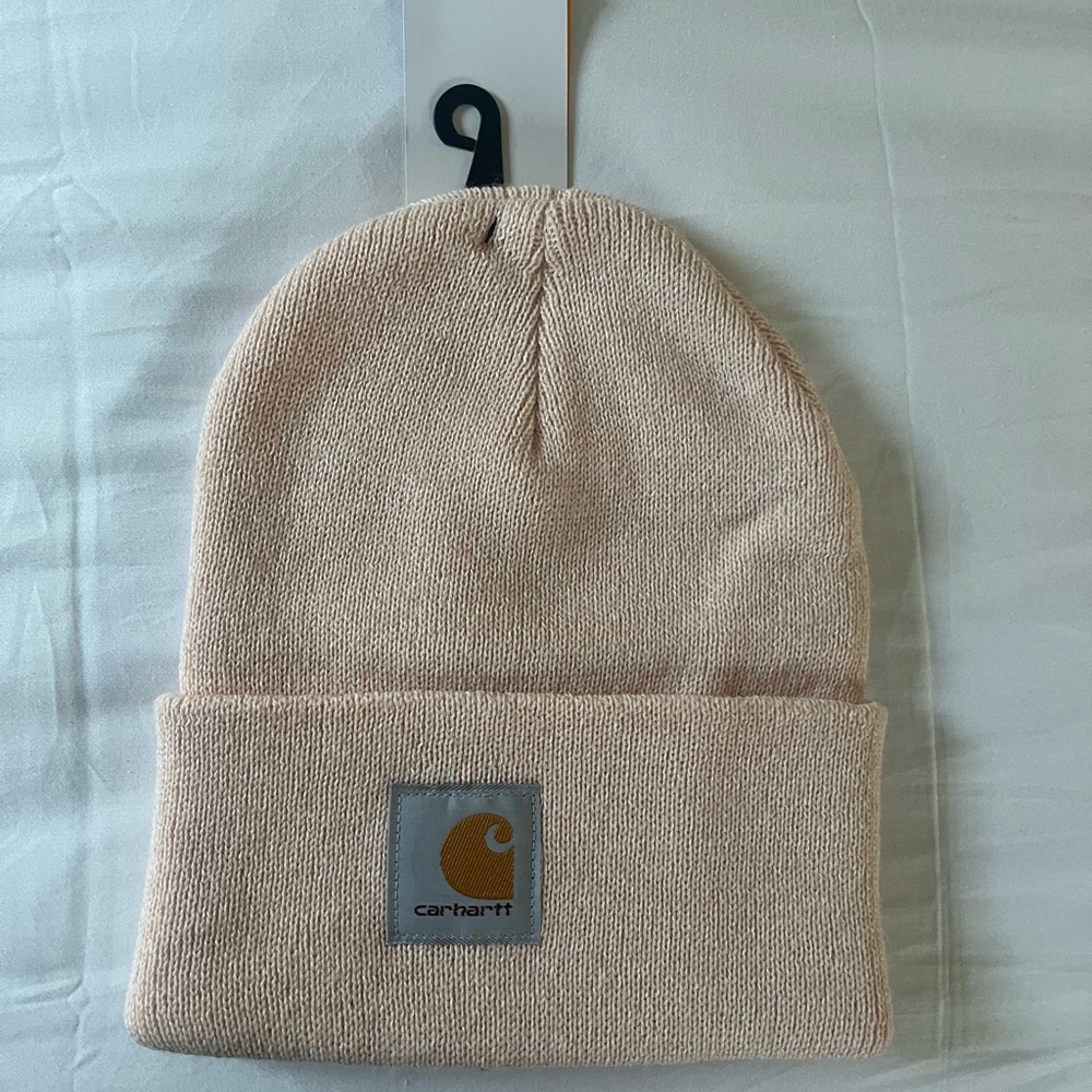 Carhartt Light Pink Knit Cuffed Beanie